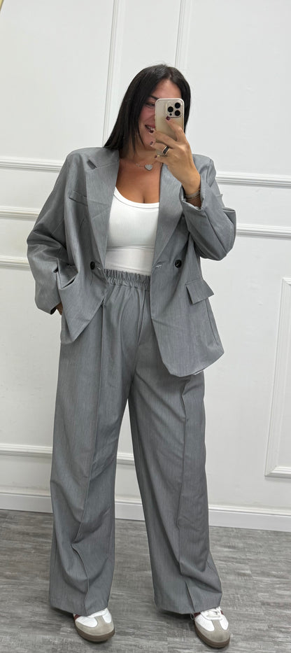 Tailleur Elena grigio curvy 46/52 15864