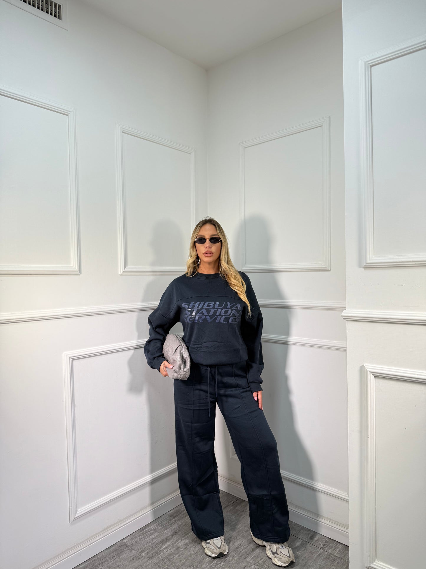 Coordinato in tuta Shibuya blu rt739