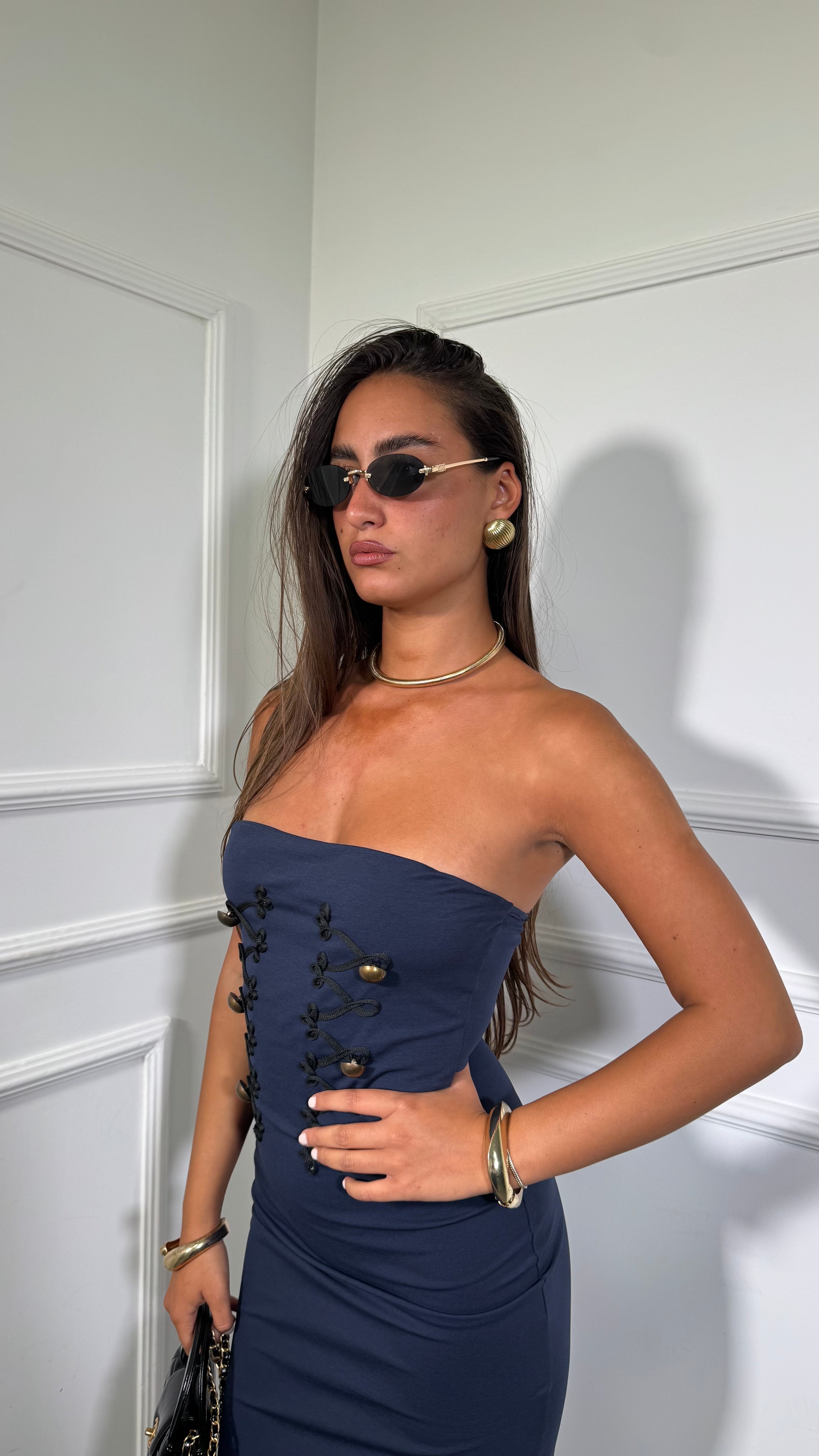 Abito tubino lungo Maison blu