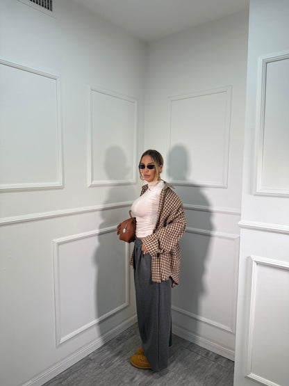 Pantatuta palazzo Larry grigio f0832