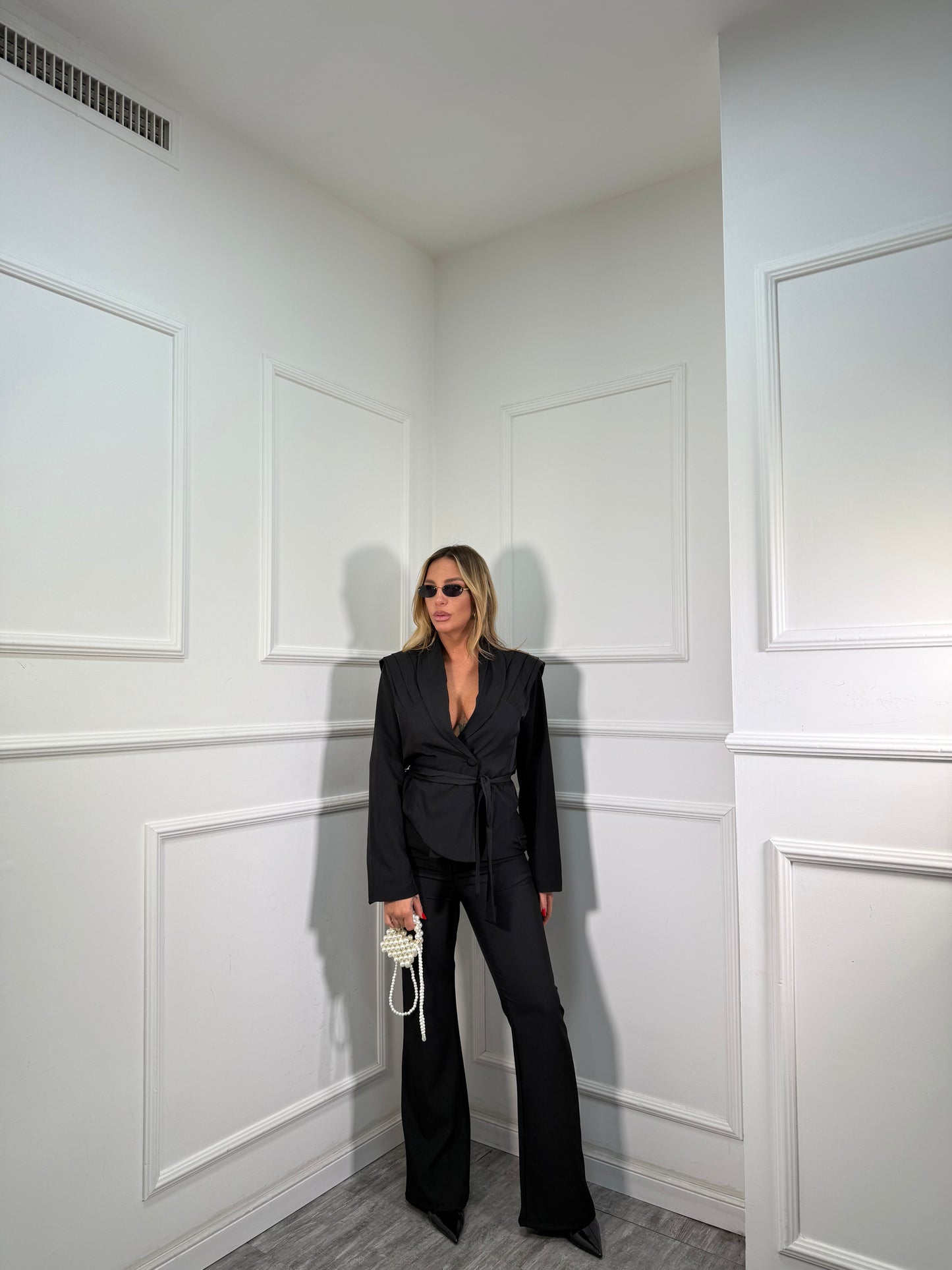 Tailleur Amelya nero 86223