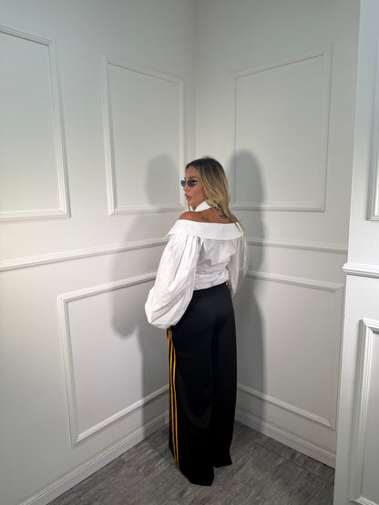 Pantatuta palazzo Oxford nero 6865