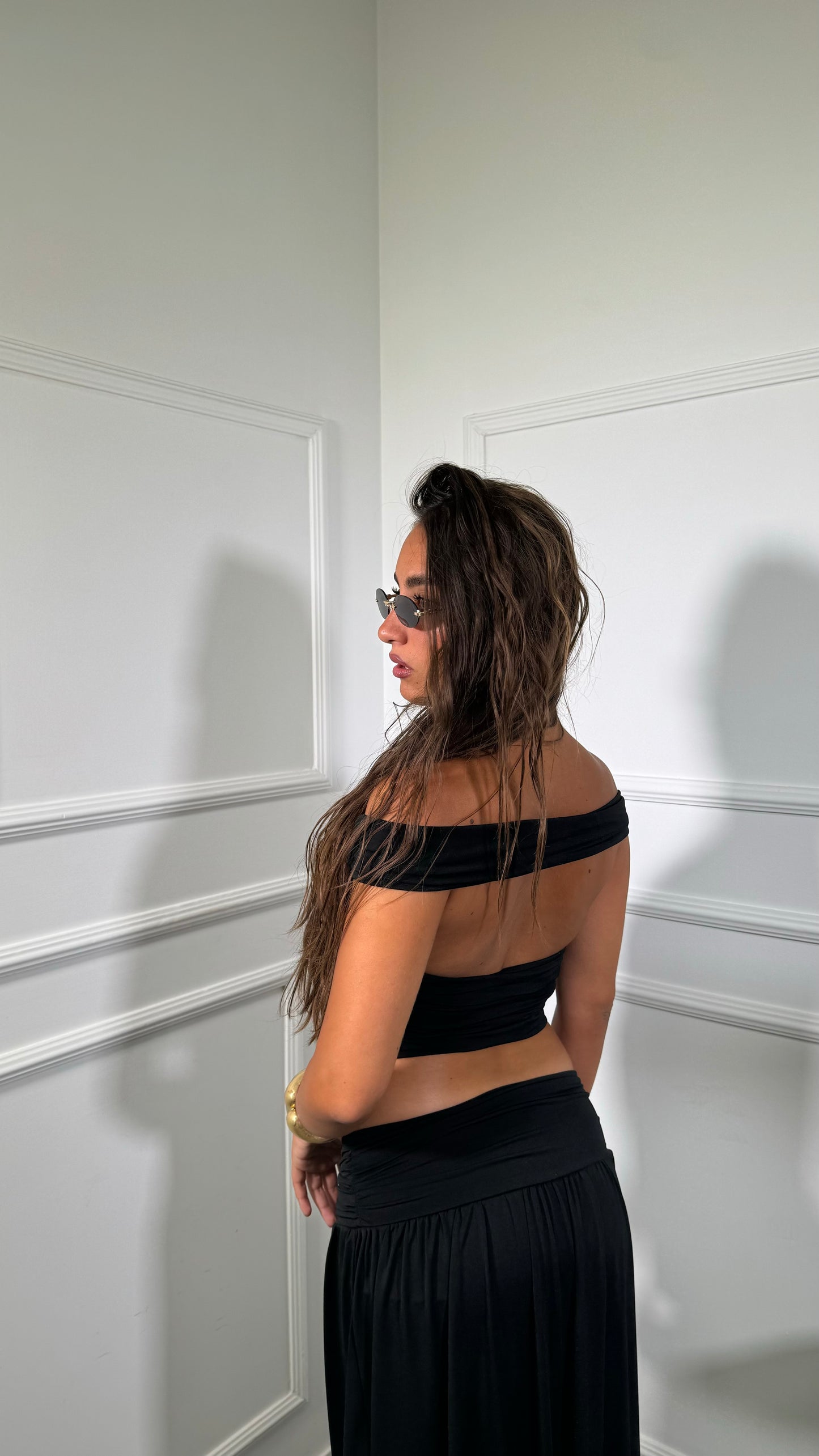 Coordinato in lycra Scorpios nero 2515