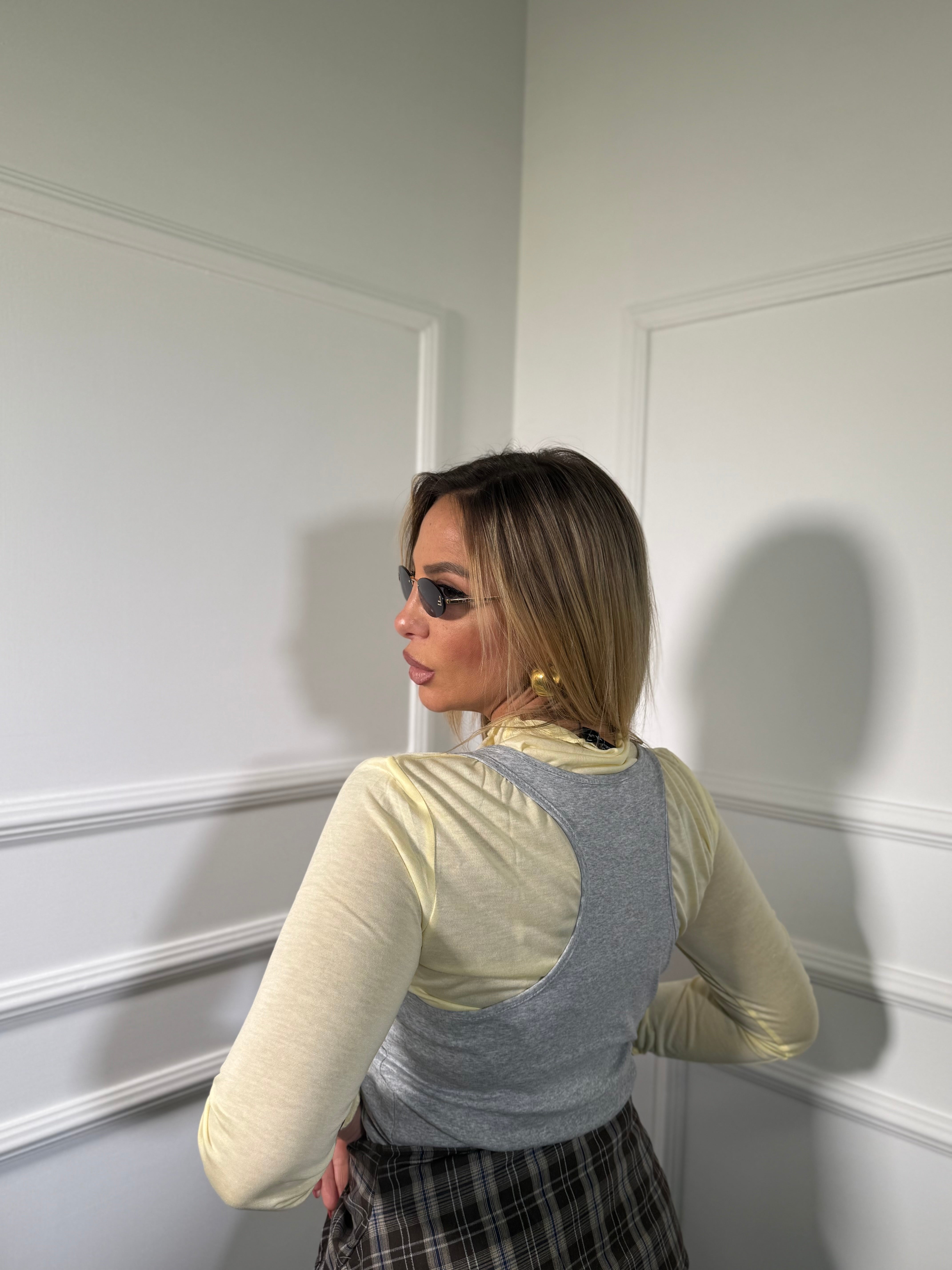 Shirt+ canotta  kelly  (vari colori) lpl368