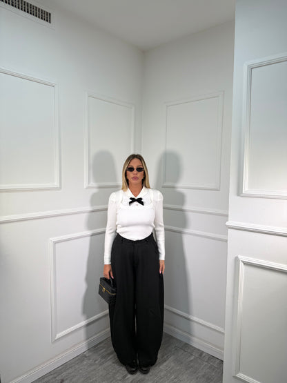 Pantaloni palazzo balloon Easy nero 66690