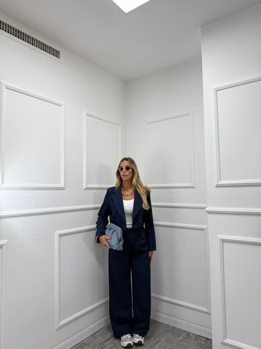 Tailleur Bonnie blu navy m10116