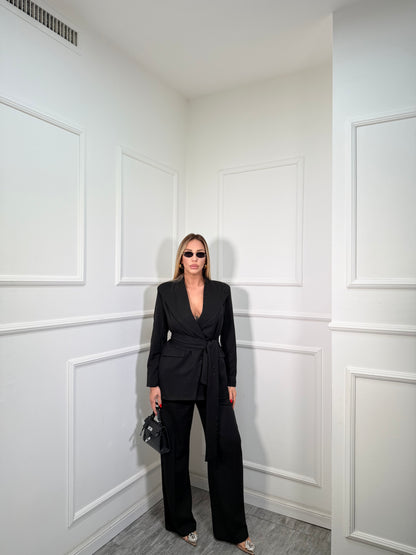 Tailleur con fusciacca Secret nero 2612