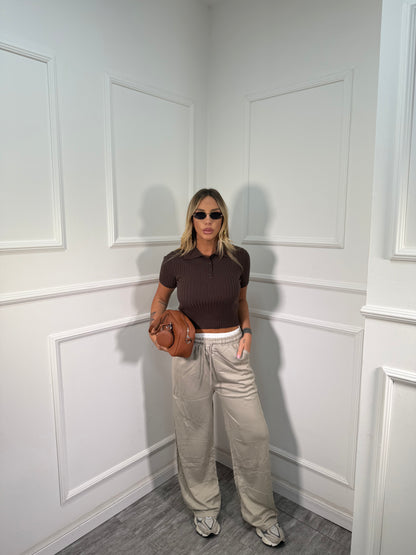 Pantaloni palazzo con boxer in pizzo (vari colori) vv96069