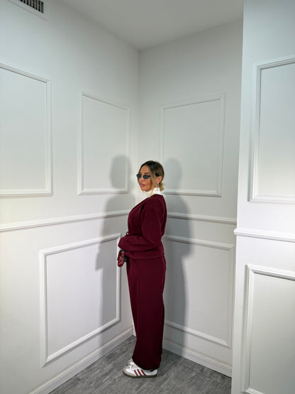 Coordinato Japan bordeaux 1170