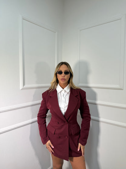 Abito blazer Montecarlo bordeaux 510