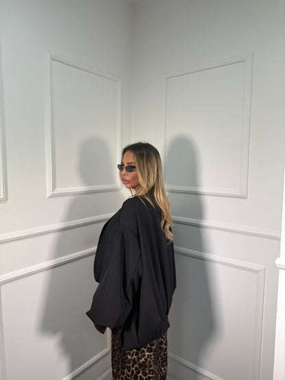 Giacca balloon Lavinia nera