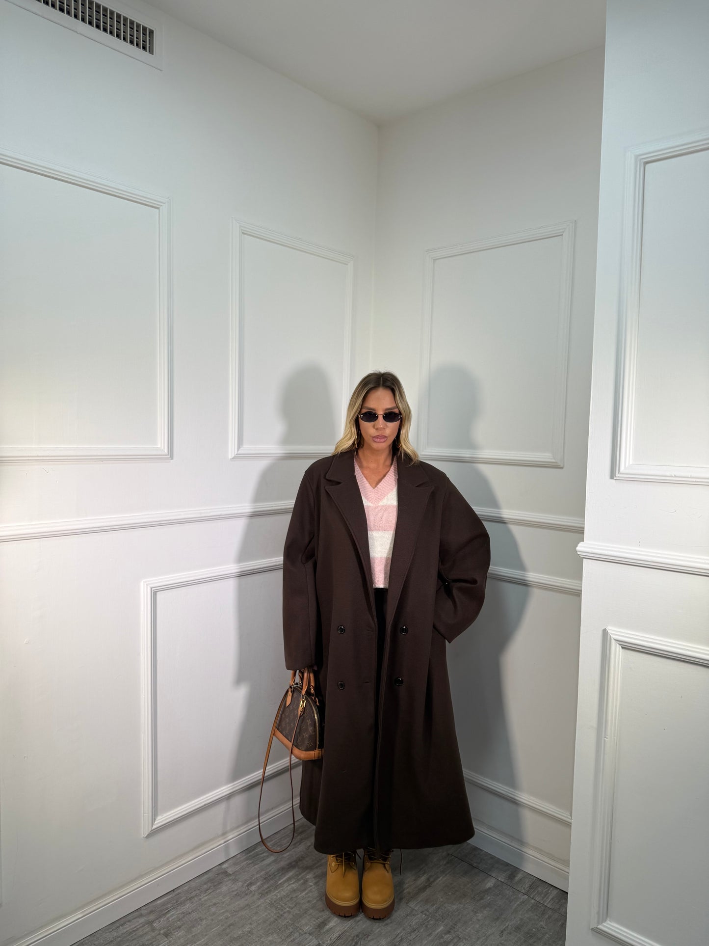 Maxicoat doppiopetto Mara cacao 66676