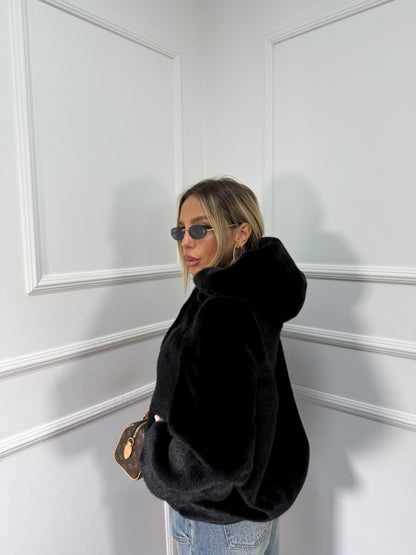 Bomber ecofur Desy nero 25209