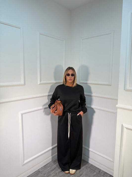 Coordinato curvy Life nero 74531