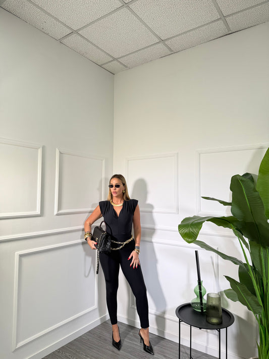 Coordinato in lycra Hb2 nero 16637