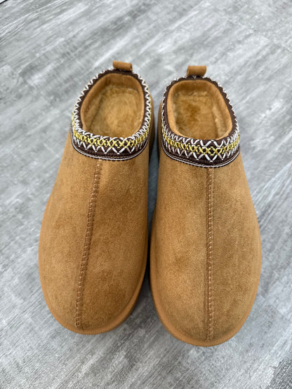 Flat in eco camoscio Bea camel B310