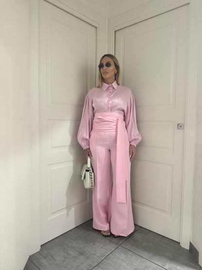 Pantalone fusciacca rosa