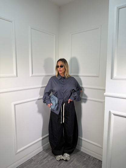 Jeans balloon con elastico in vita Perry lavaggio zero