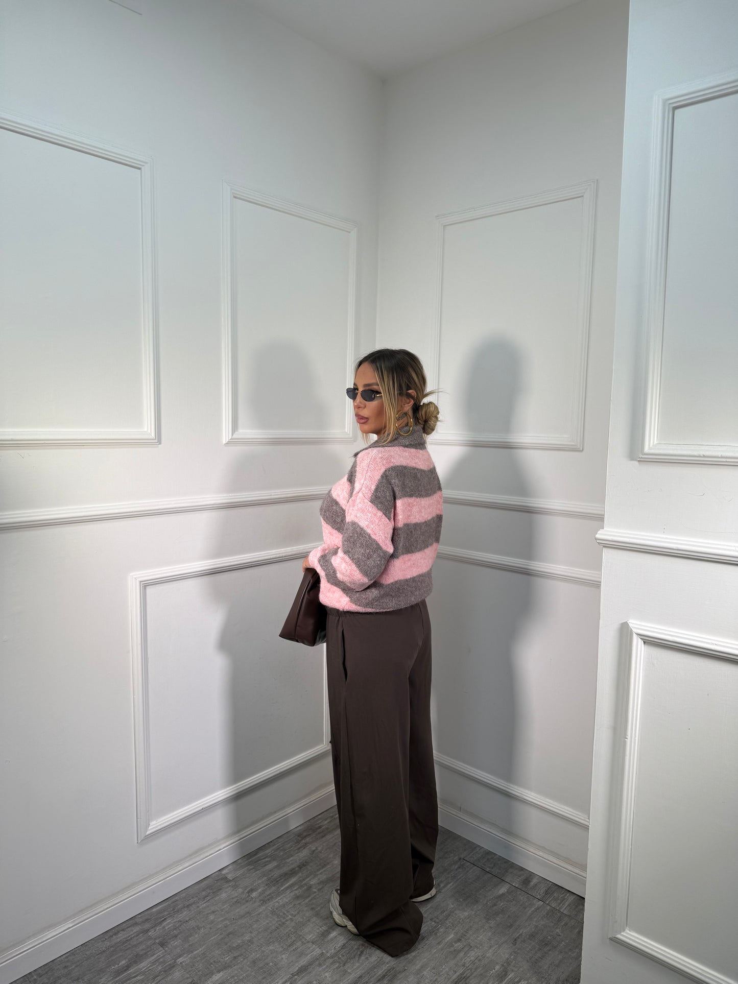 Pantalone palazzo Town marrone 66621