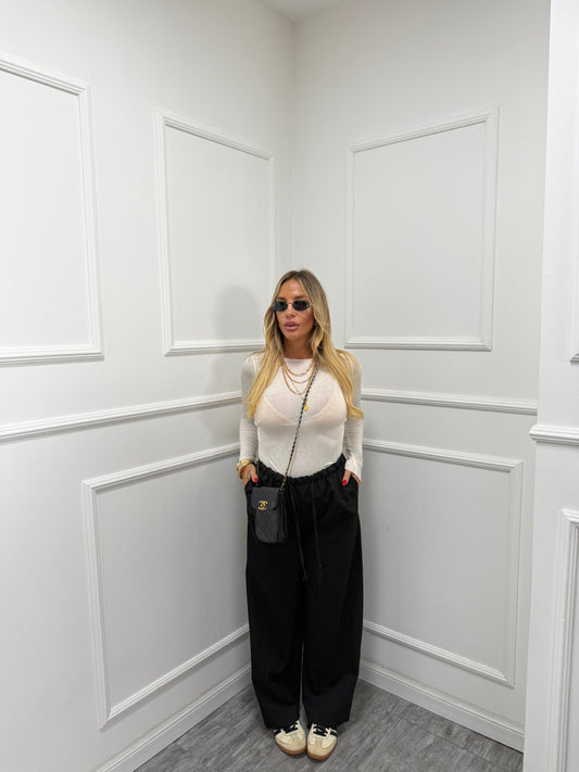 Pantalone palazzo Town nero 66621
