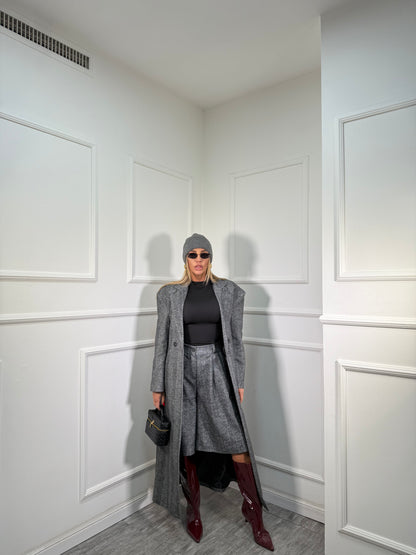 Cappotto misto lana Olivia spigato 251631