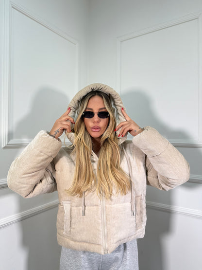 Bomber in ciniglia Canada panna 88912