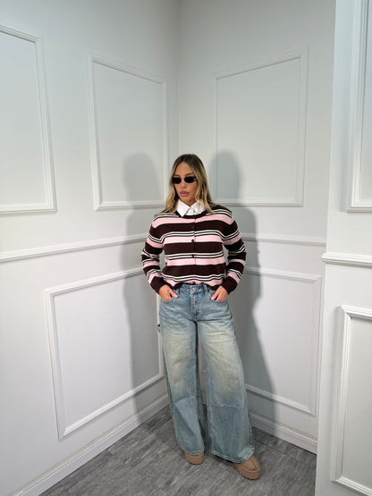 Jeans wide leg carpenter lavaggio chiaro yd8816