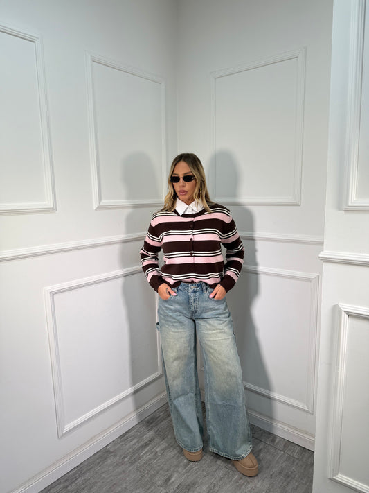 Jeans wide leg carpenter lavaggio chiaro yd8816