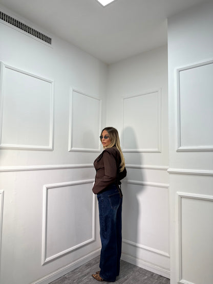 Jeans balloon baggy Tresy lavaggio scuro 0722