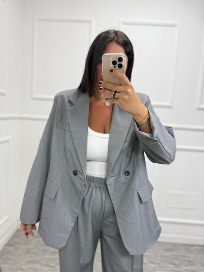 Tailleur Elena grigio curvy 46/52 15864