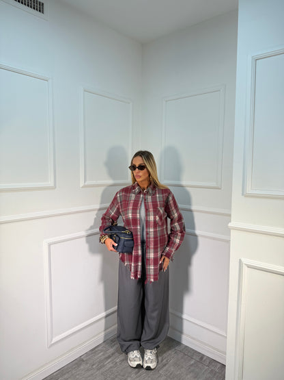 Pantaloni con coulisse sul fondo Low-Cost grigio 22022