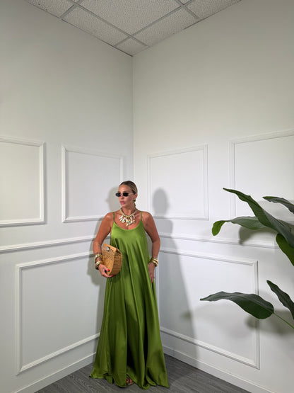 Abito in satin oversize (Curvy) Penelope (vari colori) 7011