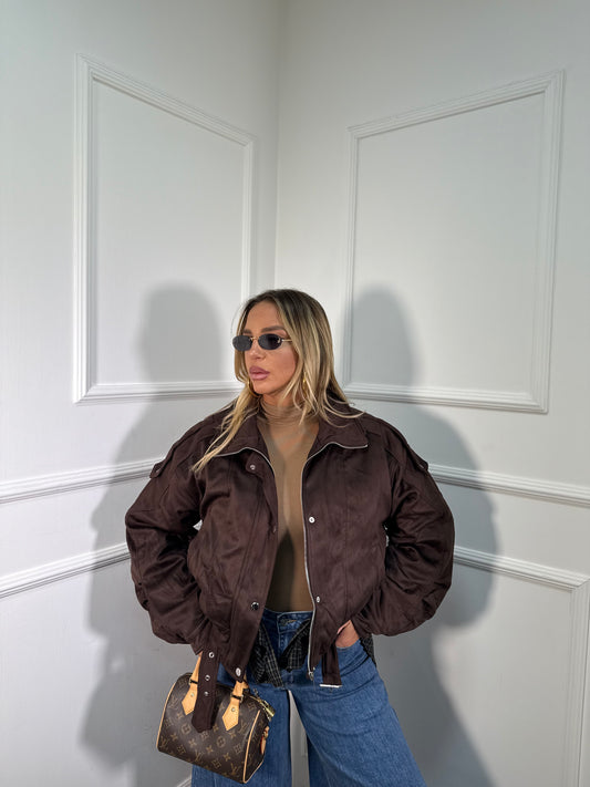 Bomber eco renna Micigan marrone 9419