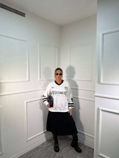 Longuette plissè in lana rasata nero zs8071