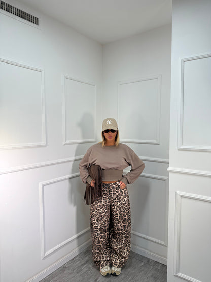 Jeans maxi baggy maculato Maya by lumina ld3432