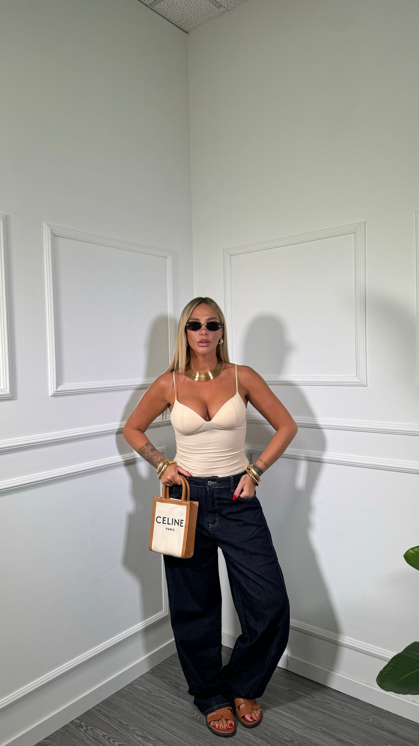 Jeans ballon lavaggio zero Mila d5626