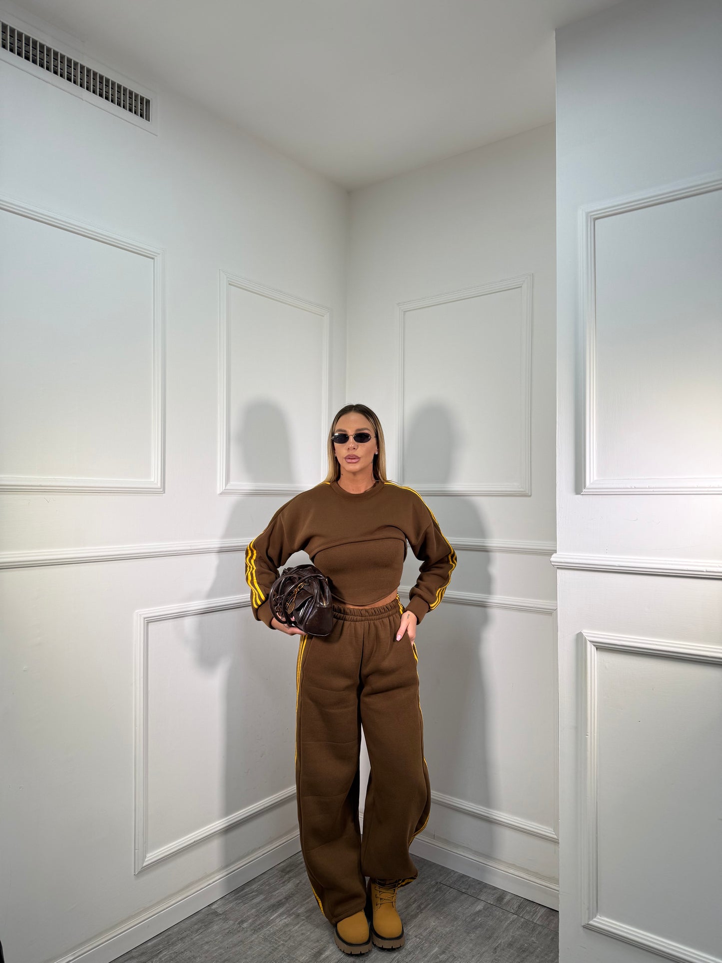 Triset in tuta Noah cacao 7647