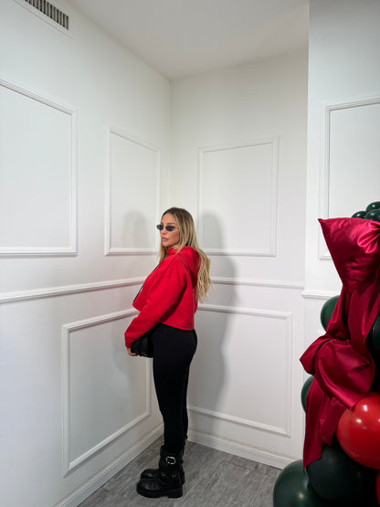 Leggins push up a costine nero 0680