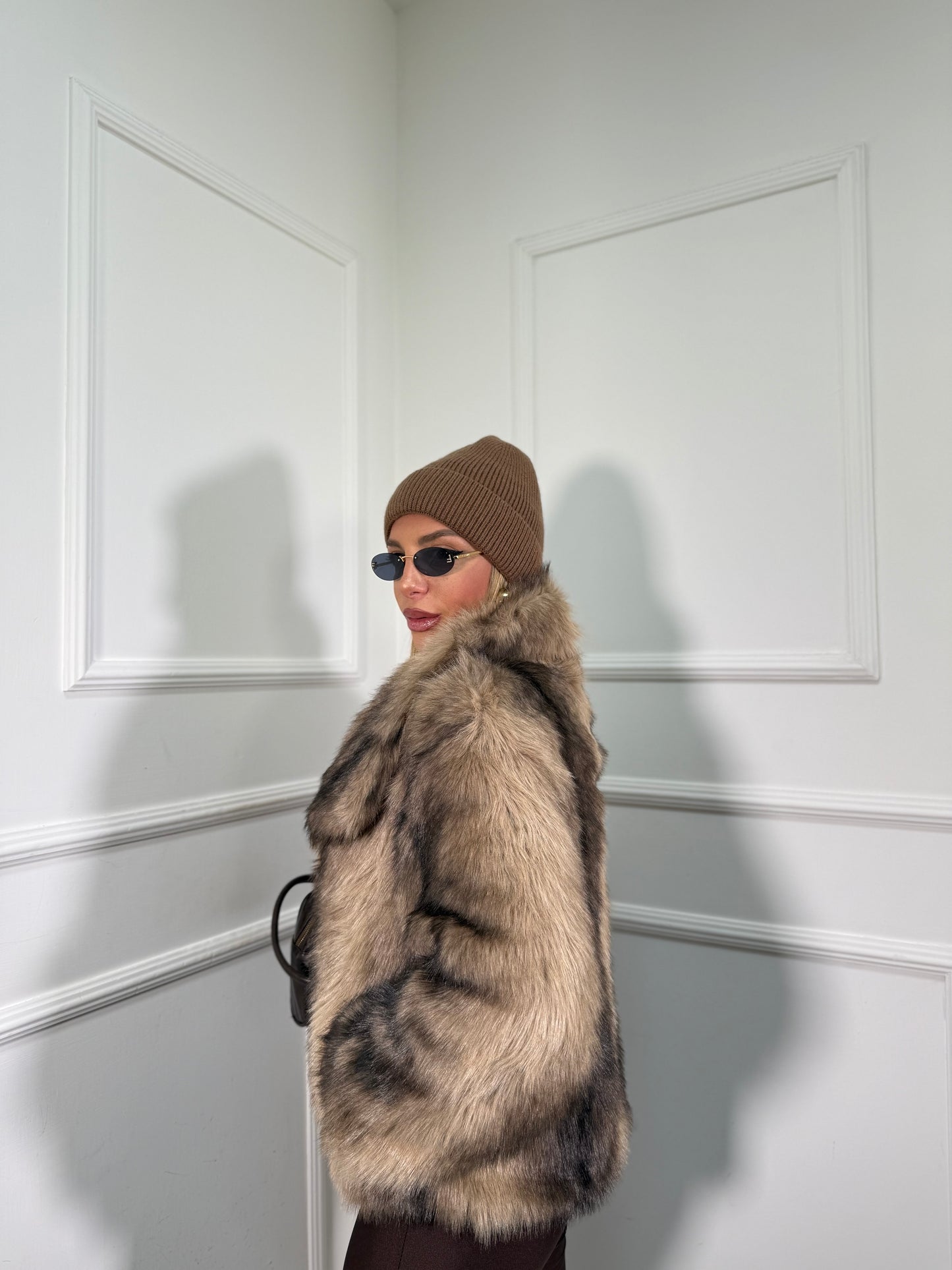 Ecofur Oslo taupe/cacao l8025