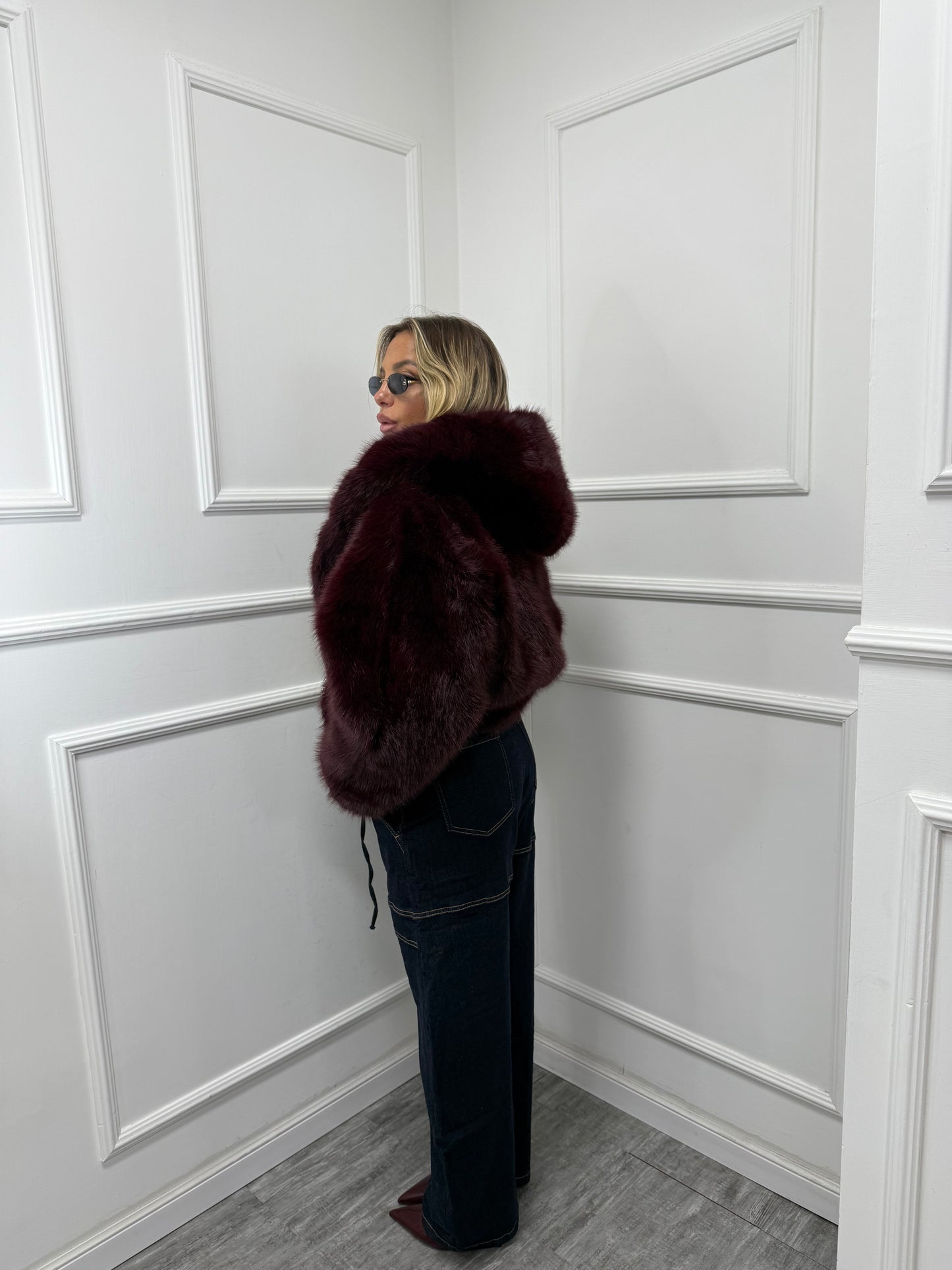 Jeans palazzo balloon con coulisse in vita lavaggio zero f32177