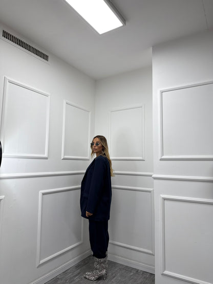 Tailleur curvy Business dalla 46/52 blu navy m12232