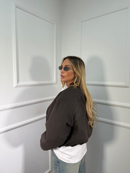 Bomber oversize Camila by lumina cacao l9402