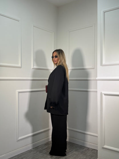 Tailleur Plume nero dalla 44/52 m10076