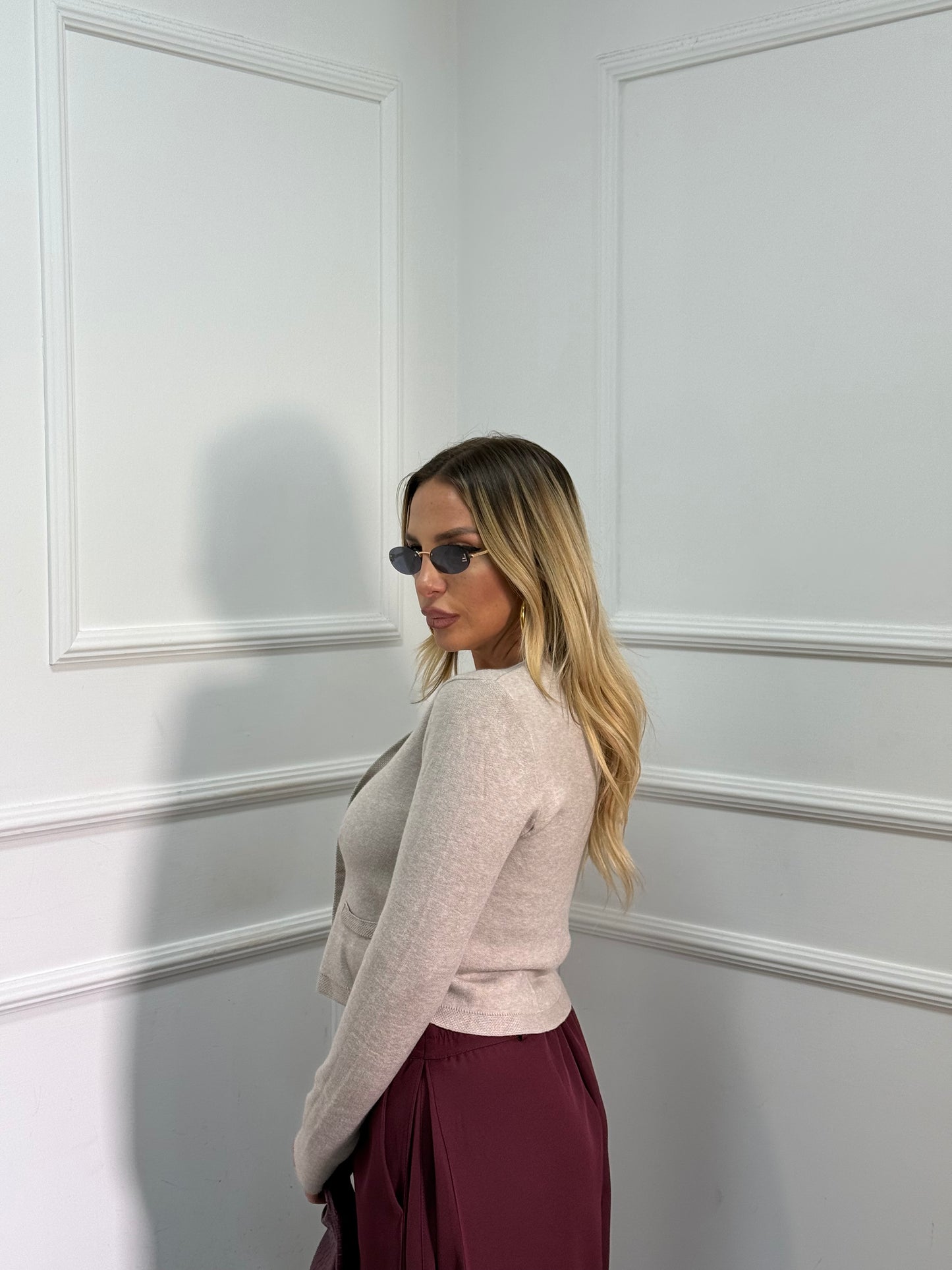 Maglioncino Wendy taupe 8159