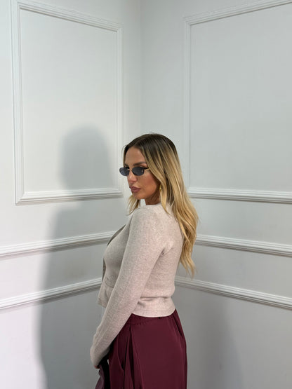 Maglioncino Wendy taupe 8159