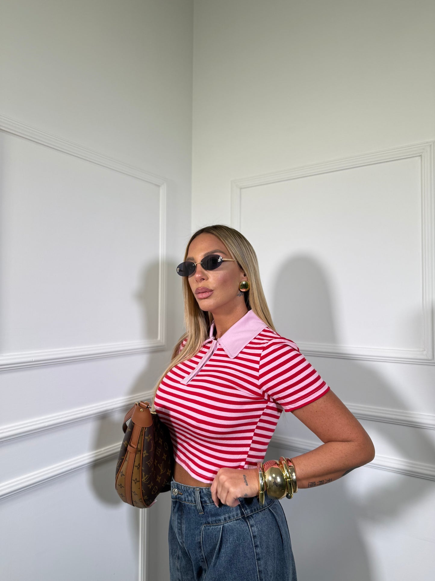 Polo crop Maddy (vari colori)