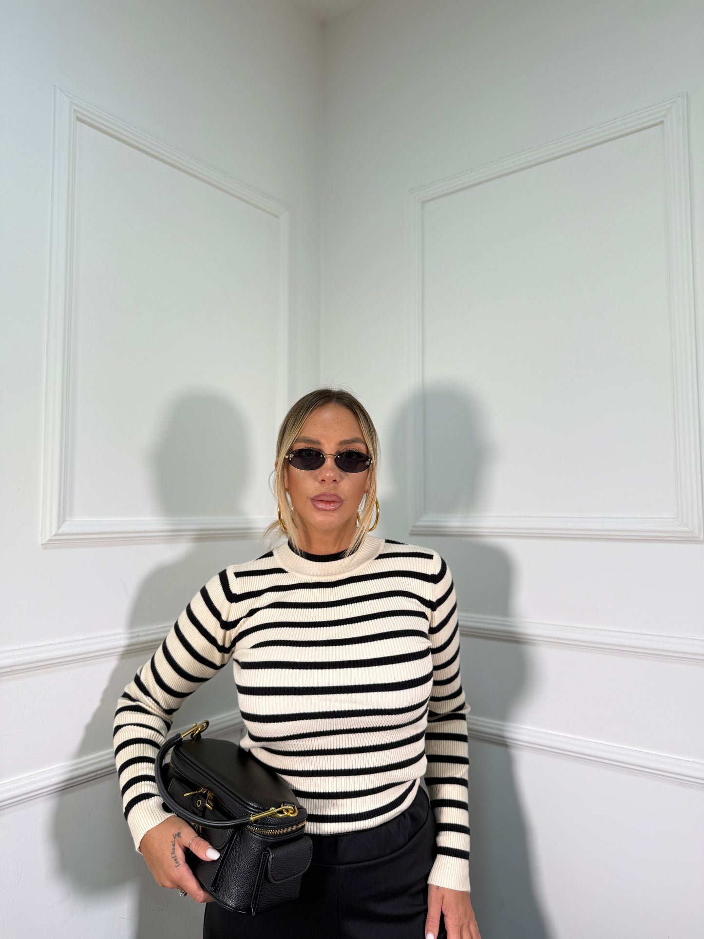 Maglioncino a righe Life 8067