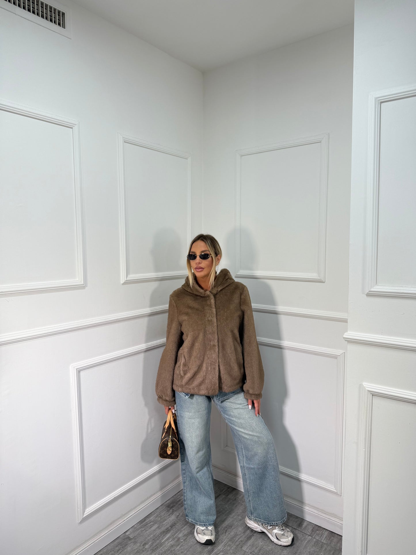 Bomber ecofur Desy caffè 25209