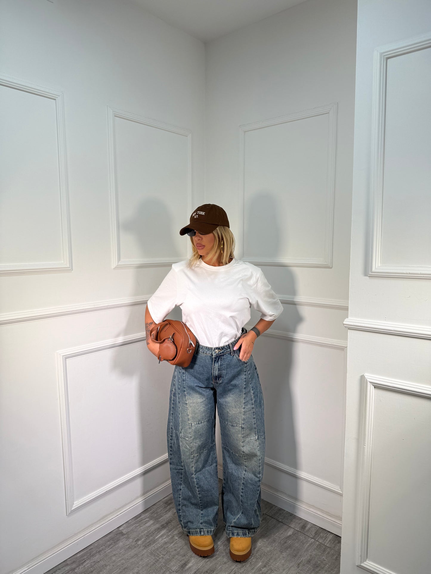 Jeans balloon Christopher lavaggio sabbiato by monique s22108