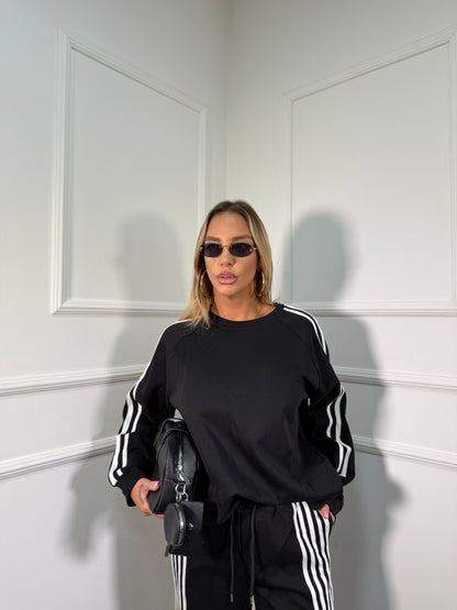 Coordinato in tuta Voyage nero yt30056